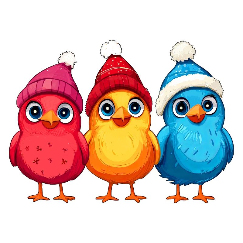 Weihnachten Hühner