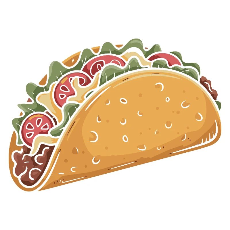 Cartoon Taco Fiesta