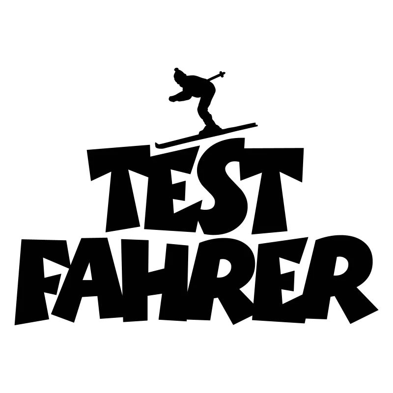 Skifahrer Wintersportler Testfahrer
