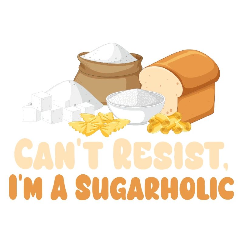 Sugarholic Küchen-Grafik-Tee
