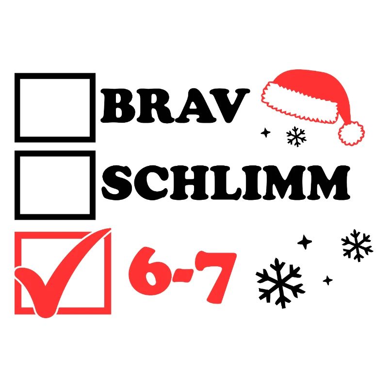 brav schlimm 6-7 Weihnachten