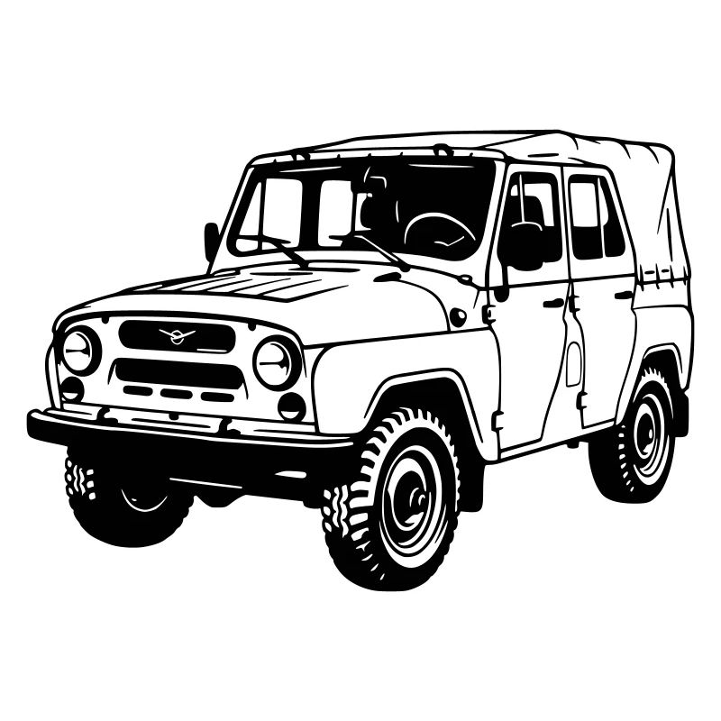 UAZ Geländefahrzeug