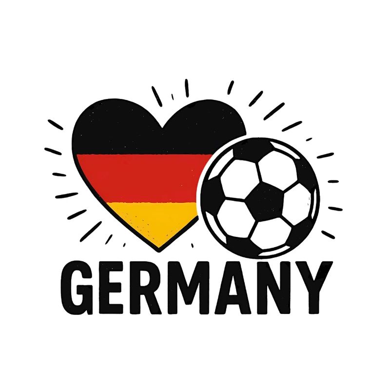 Deutschland Herz Ball