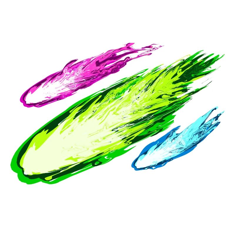 Explosion von bunten Drachen