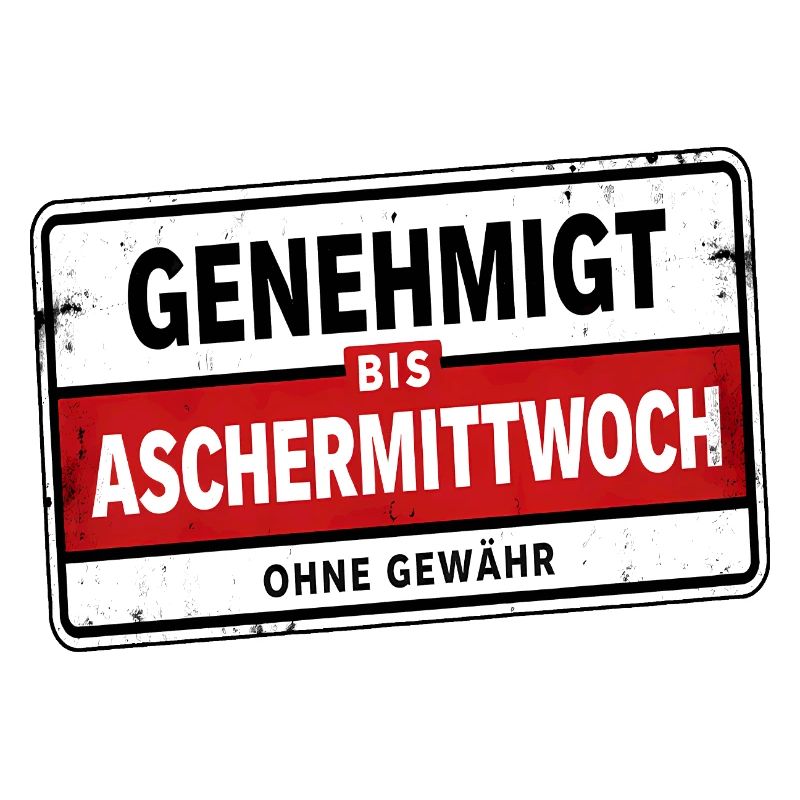 Genehmigt bis Aschermittwoch Satire