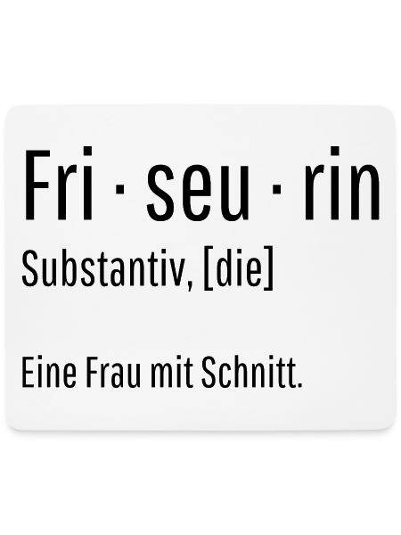 Friseurin Substantiv Definition Geschenk