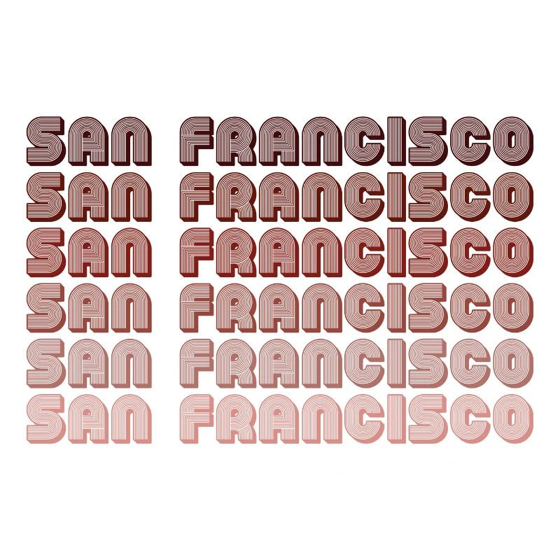 San Francisco Raster Gradient Muster