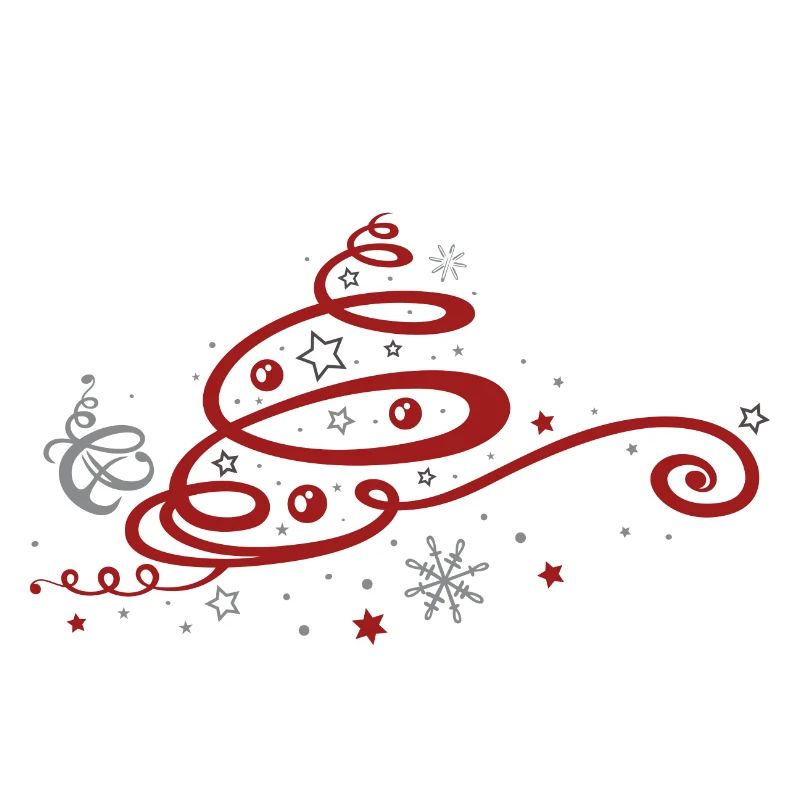 Weihnachten. Weihnachtsbaum mit Rentier