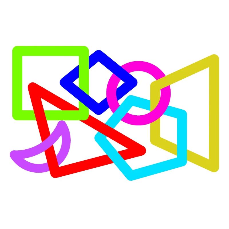 Verflochtene Neonformen