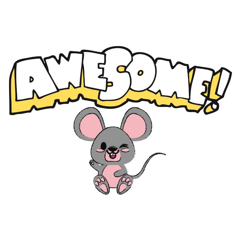 Großartiger Maus-Cartoon-Cheer