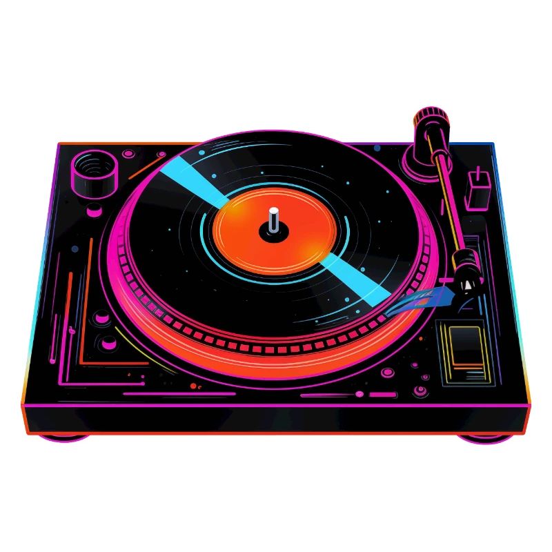 Diskjockey Turntable Steamwave