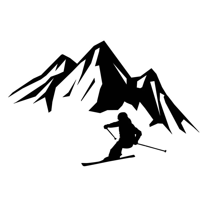 Berge Skifahrer