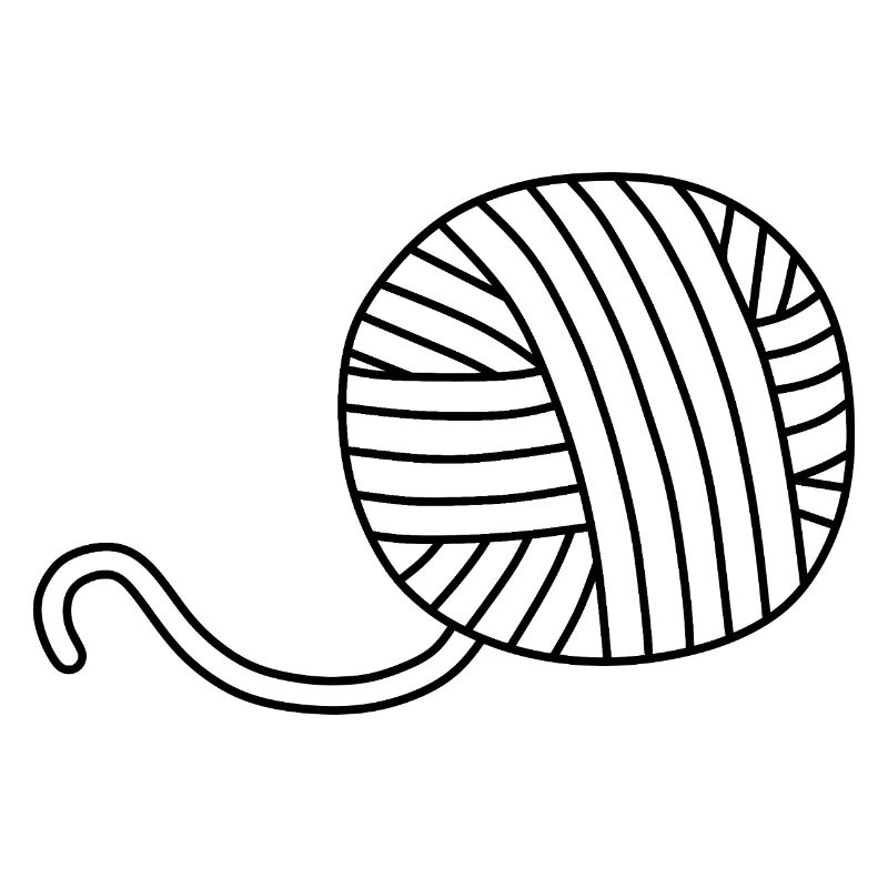 Garnknäuel-Illustration