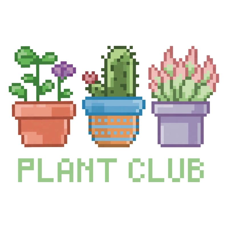 Pixel Plant Club Vibes