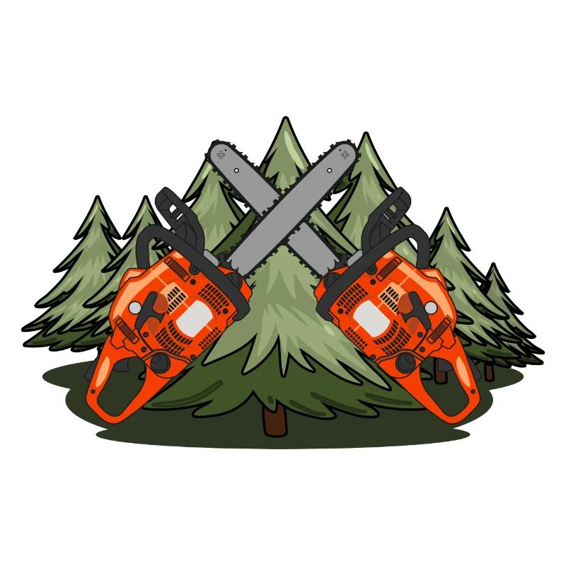 Kettensägen-Wald