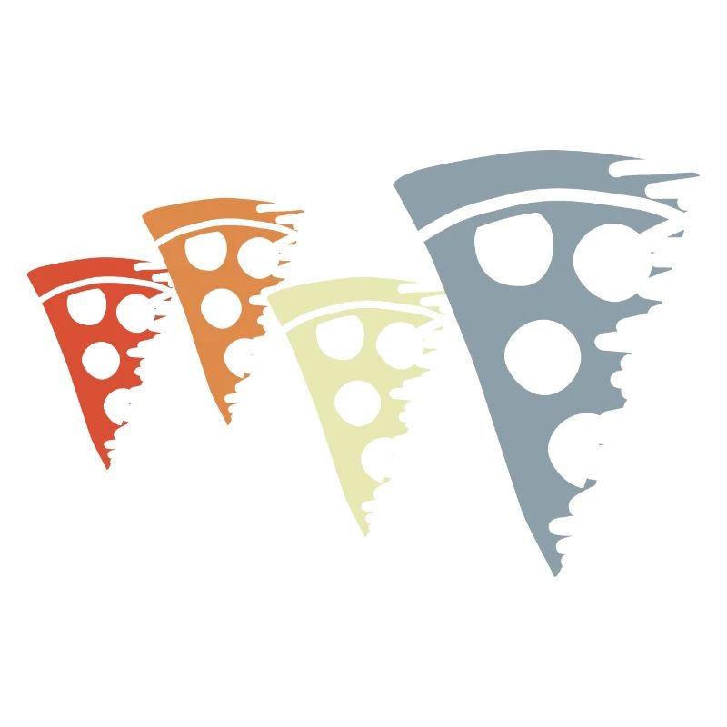 Retro Pizza Skizze