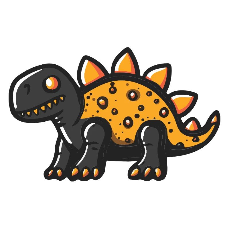 Dinosaurier stegosaurus Halloween Lustig