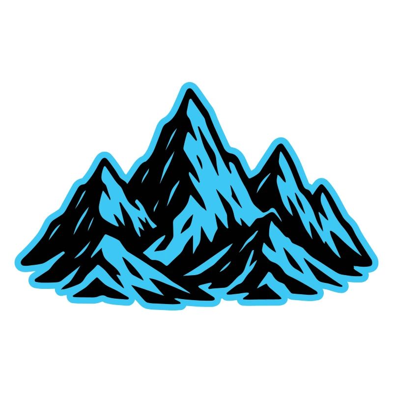 Berge Gipfel Symbol