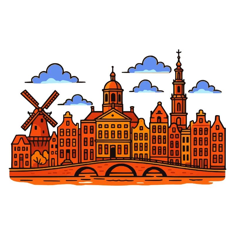 Amsterdam Skyline