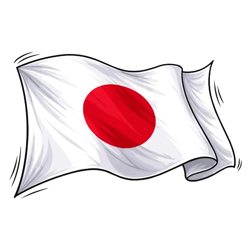 Japan-Flagge Illustration