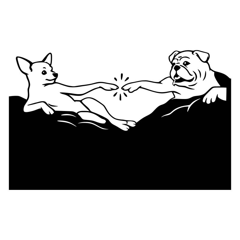 Die Erschaffung Hunde Michelangelo