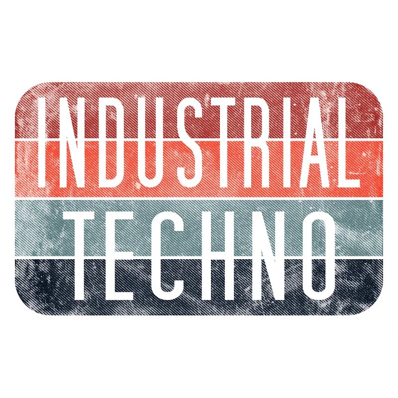 Industrial Techno Retro Gradient