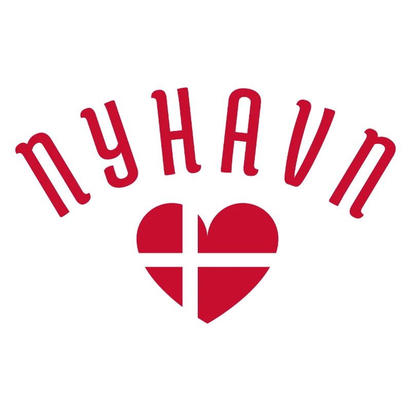 Nyhavn Dänisches Herzdesign