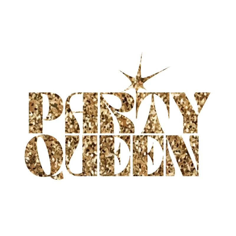 Party Queen Glitzer Gold