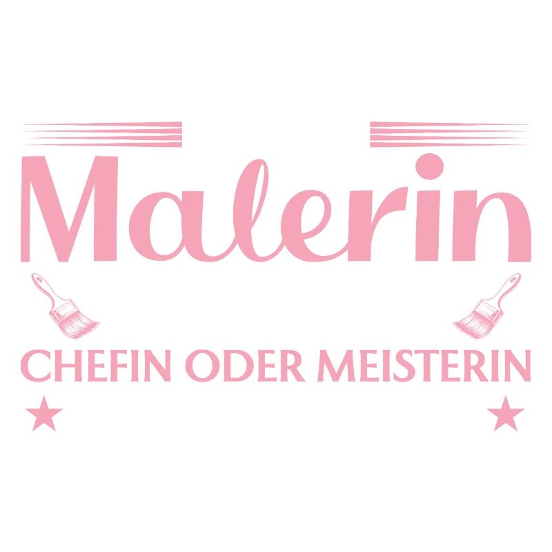 Handwerkerin Chefin oder Meisterin - Malerin