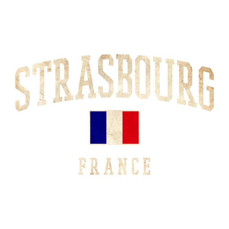 Straßburg - Frankreich Flagge