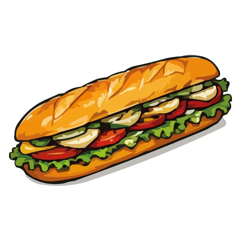 Frischer Sandwich Blickfang