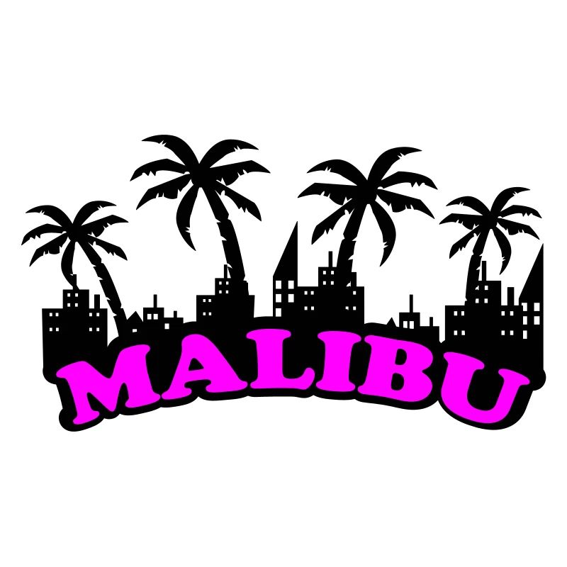 Malibu Neon Pink Schrift