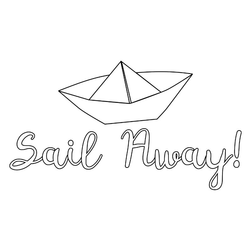 Sail Away Boot Spruch