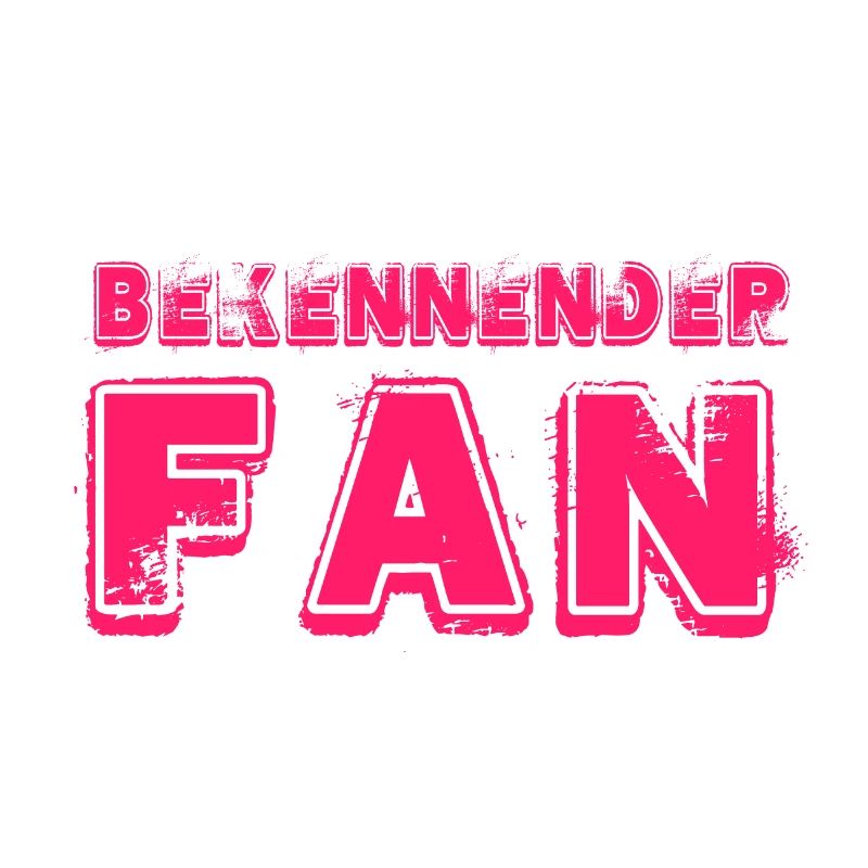 BEKENNENDER FAN Schriftzug