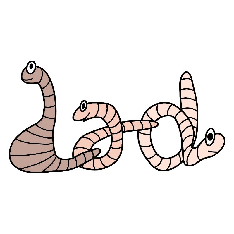 Dad als Regenwurm Schriftzug