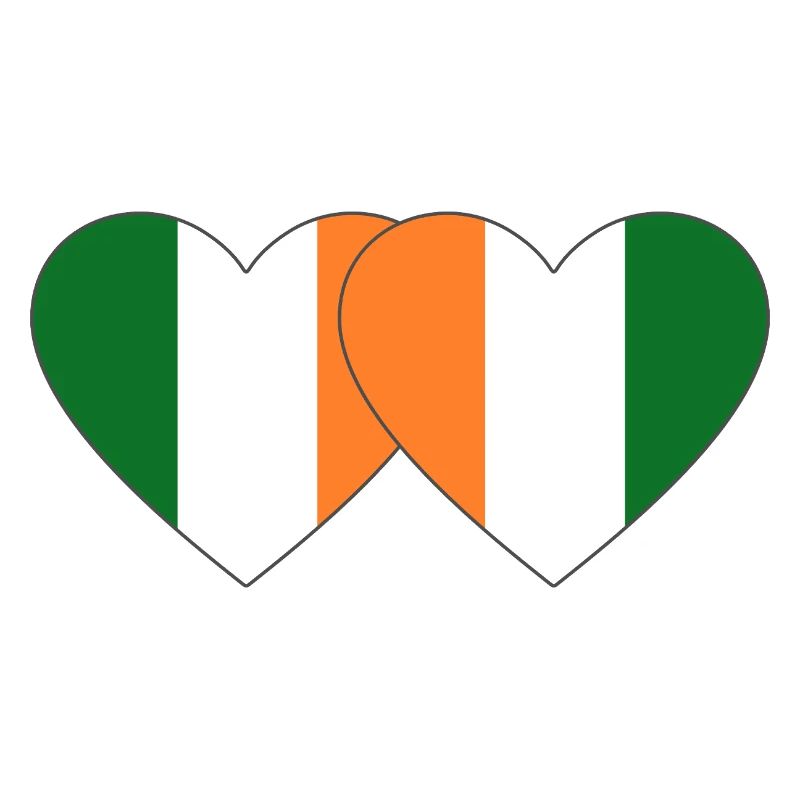 Irland_Elfenbeinkueste_Flagge_Herz