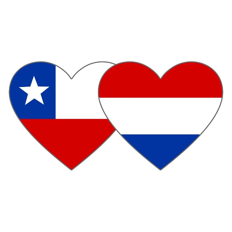 Chile_Holland_Flagge_Herz