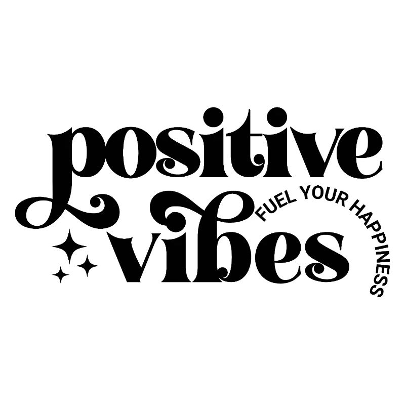 Positive Vibes machen glücklich