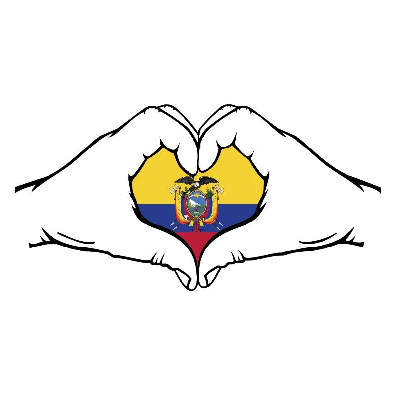 Ecuador_Flagge_Hände_Herzform