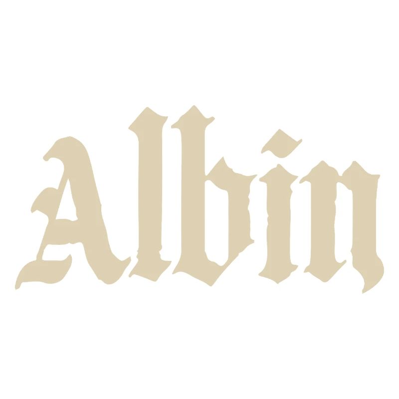Abhin in Gothic Script