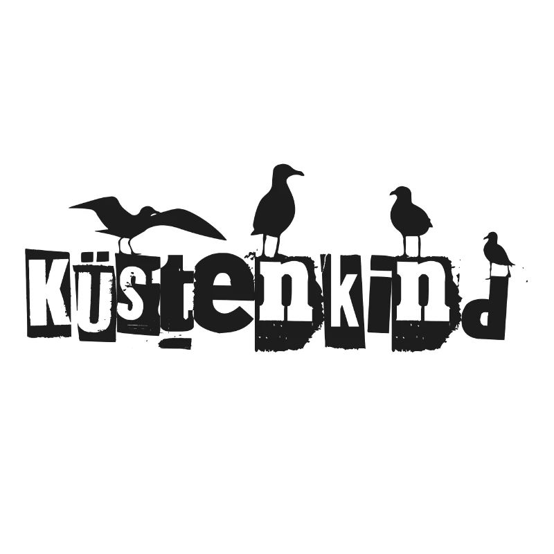 Küstenkind mit Möwen