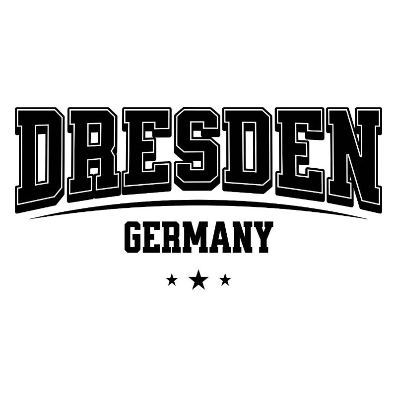 Dresden Germany Schriftzug