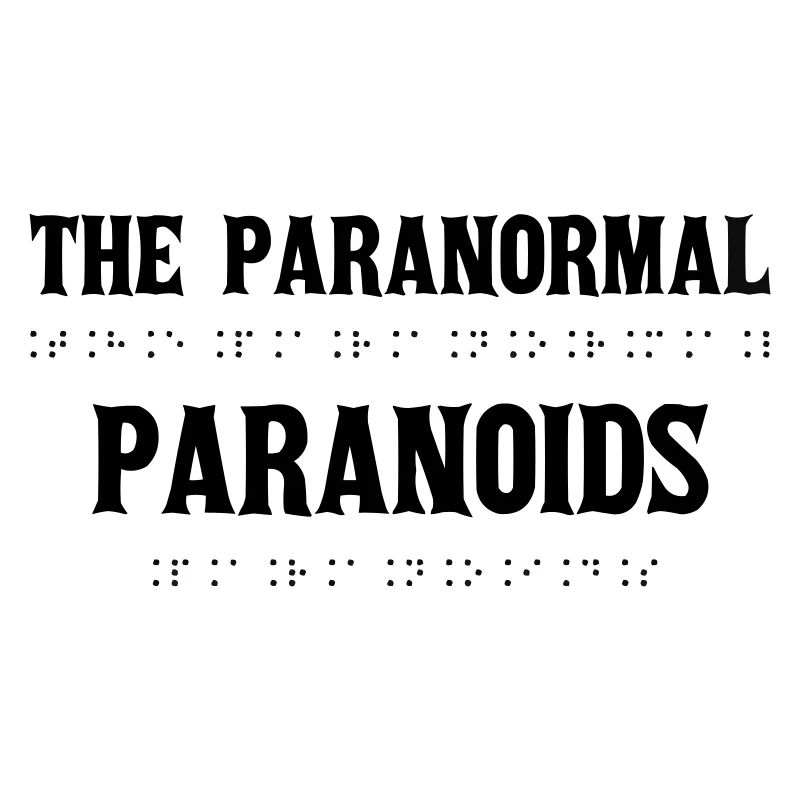 Paranormale Paranoide Braille-Tee