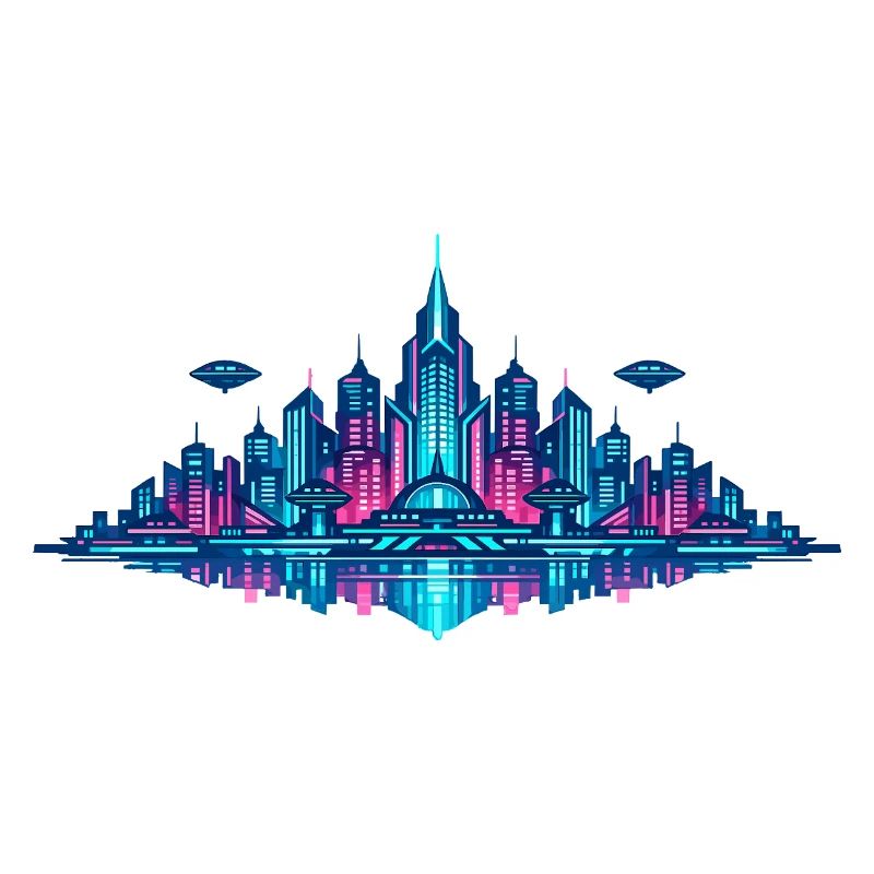 Neonstadt Reflektion