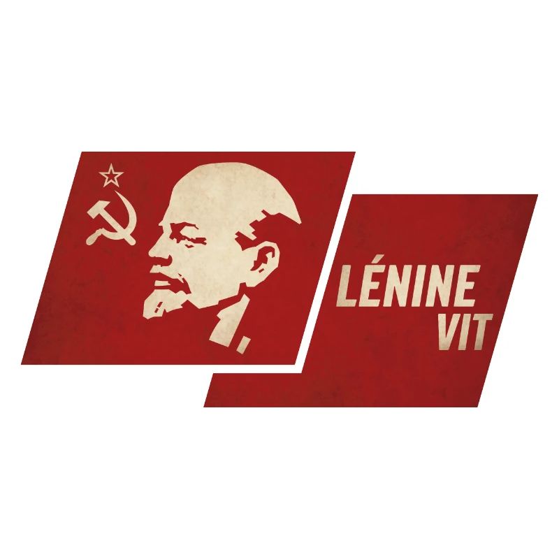 Lenin sah Flagge
