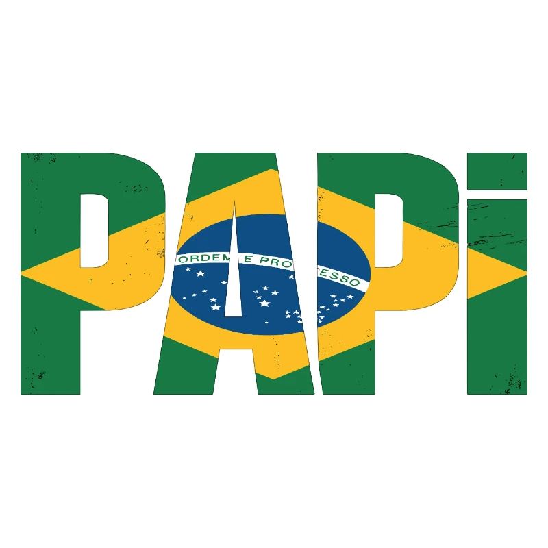 Drapeau Daddy Brésil – Cadeau pour les pères