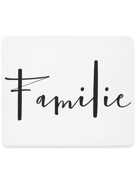 Familie – Liebevolles Textdesign
