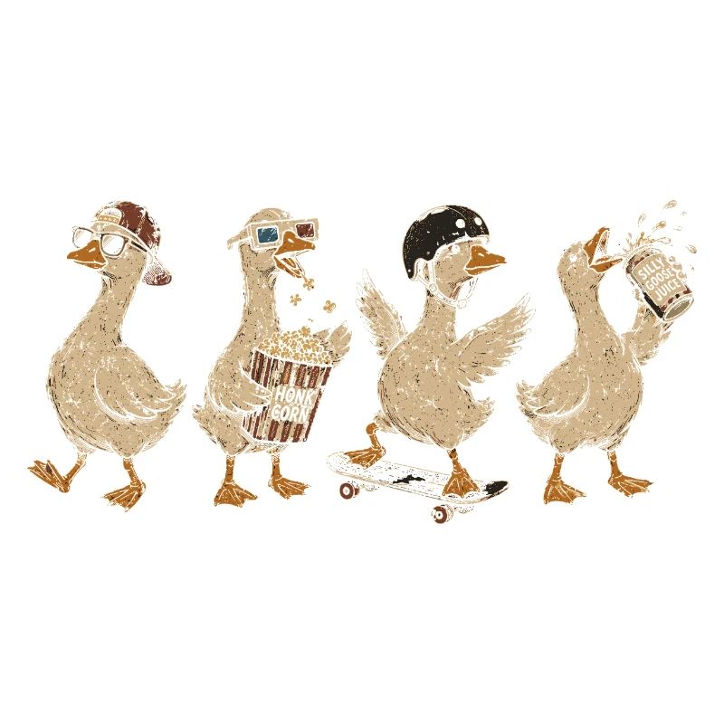 Retro Quack: Skateboard Quacks