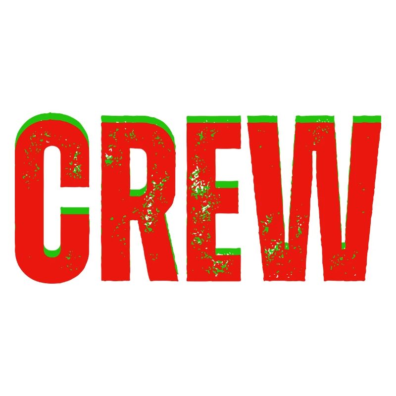 Crew rot grün