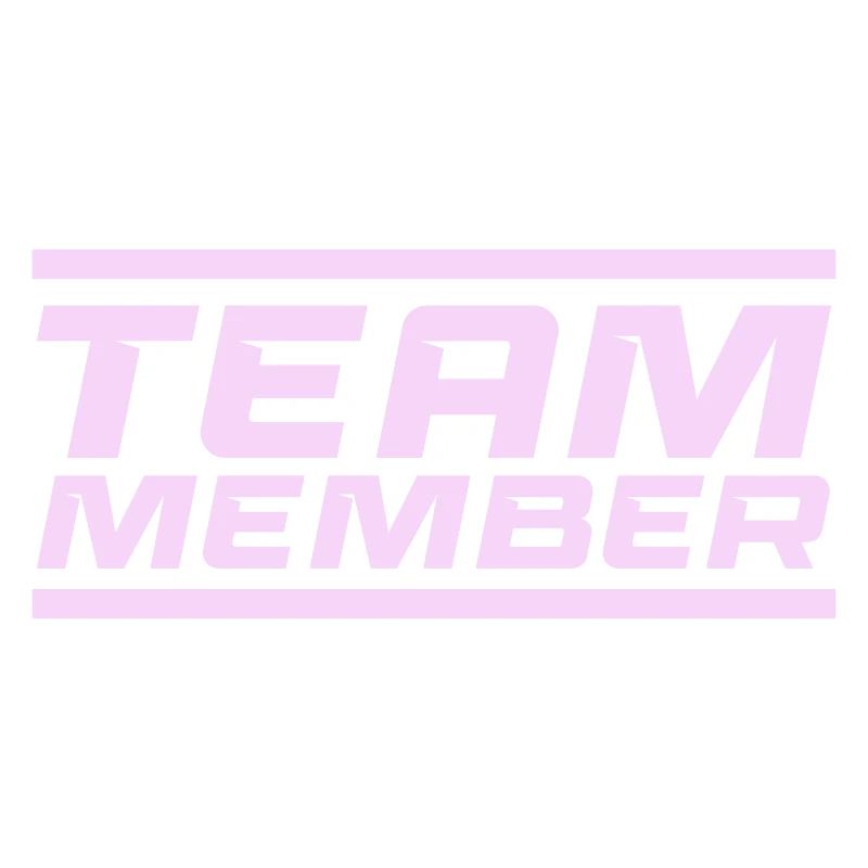 Team Member Schriftzug Lavendel